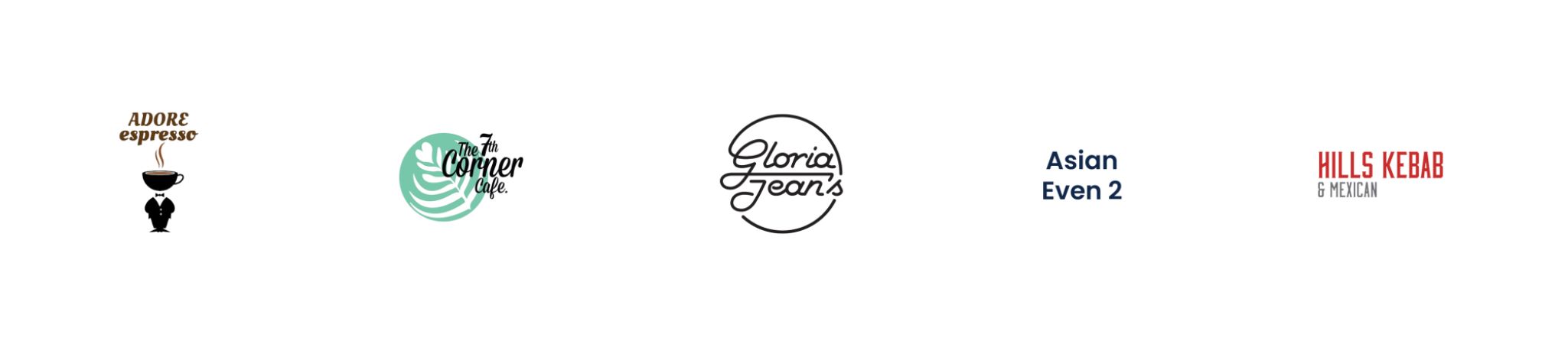Logos of participating retailers