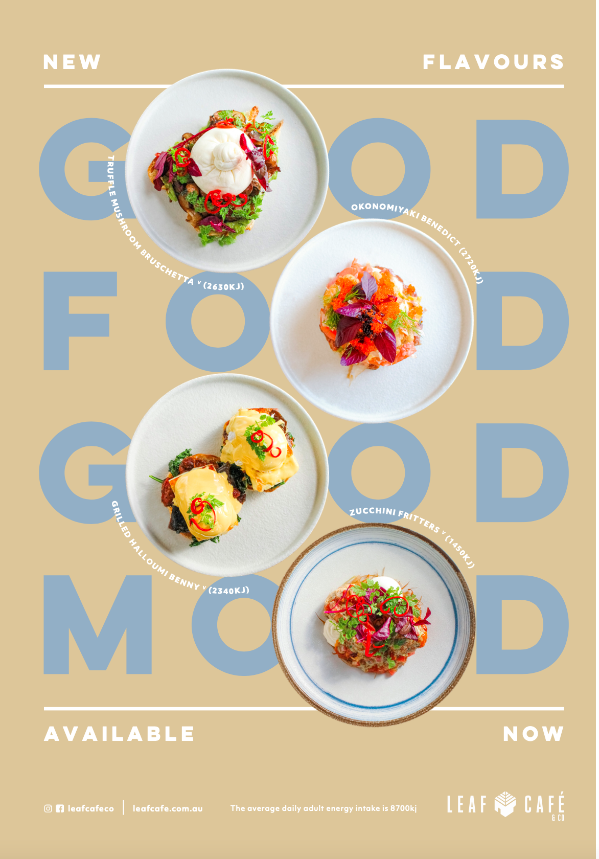 Leaf Cafe & Co Seven Hills Plaza - New Menu