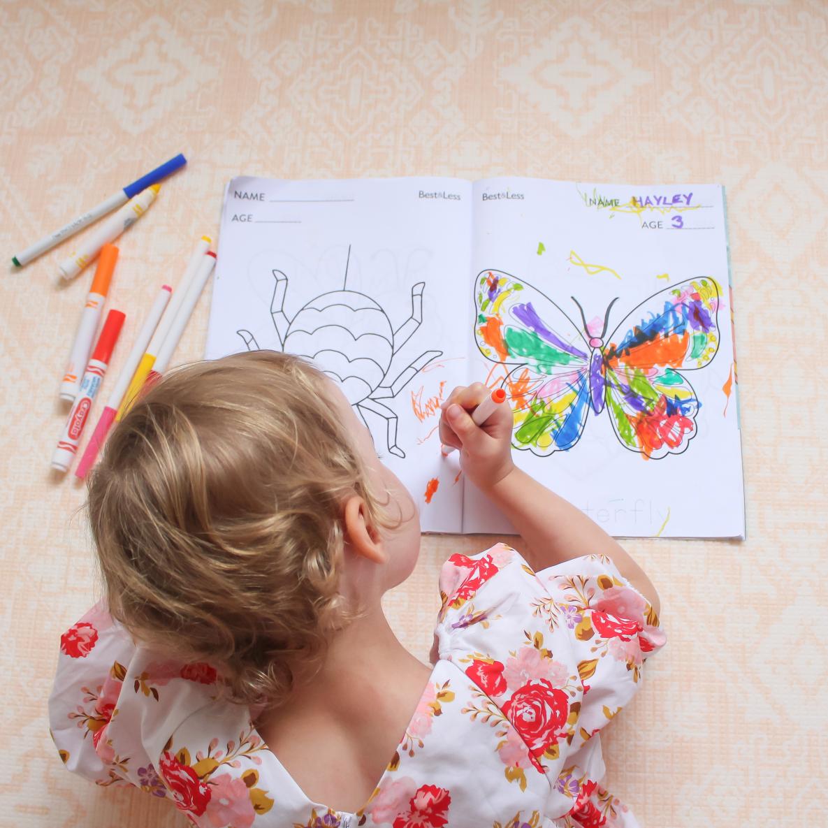 Best&Less colouring book