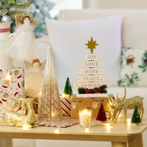 Golden decor Christmas The Reject Shop